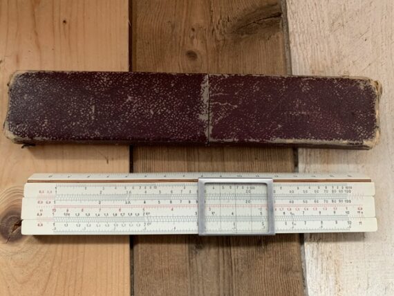 Nestler 22R/3 system Rietz pocket slide rule Germany 1940 - Image 4
