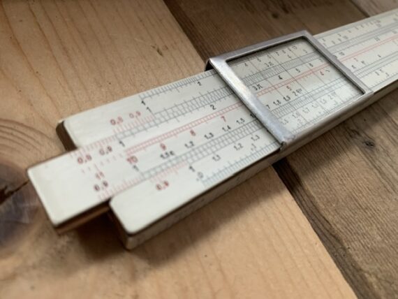 Nestler 22R/3 system Rietz pocket slide rule Germany 1940 - Image 7