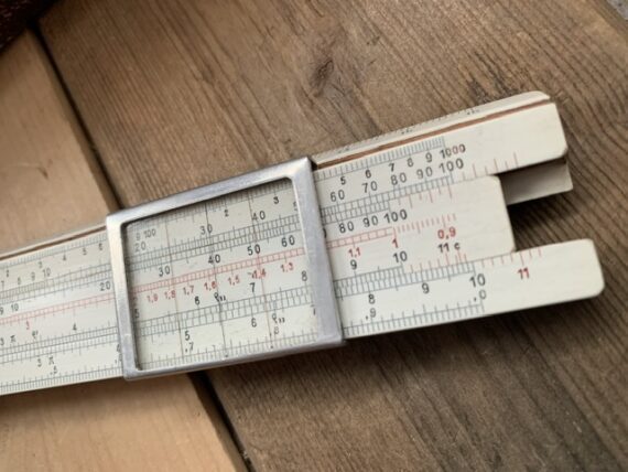 Nestler 22R/3 system Rietz pocket slide rule Germany 1940 - Image 6