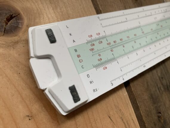 Nestler Rietz-Duplex slide rule 0289 sleeve 1970 Germany - Image 6