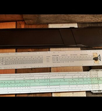 Nestler Rietz-Duplex slide rule 0289 sleeve 1970 Germany