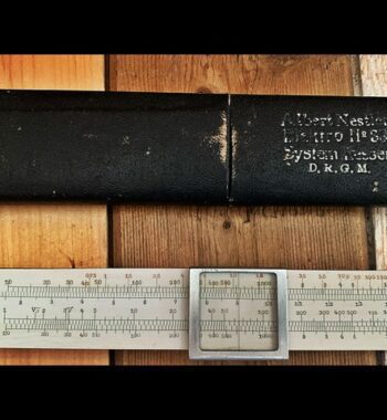 Nestler 39 system Besser Electro pocket slide rule Germany 1920