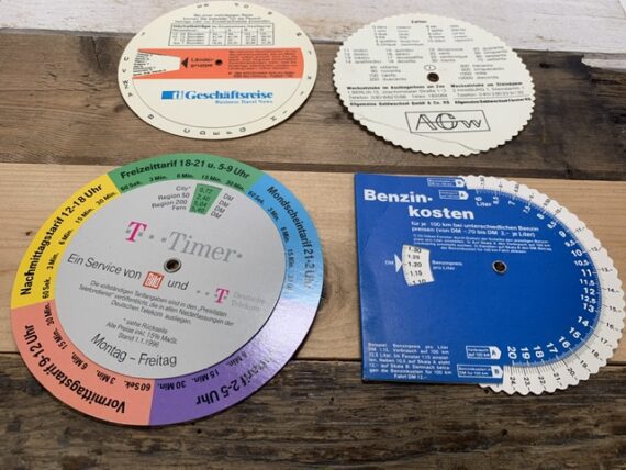 4x advertising smart use slide charts 1980 Germany - Image 4