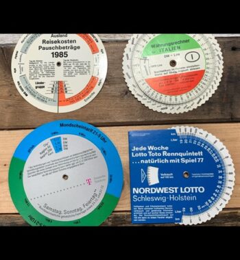 4x advertising smart use slide charts 1980 Germany