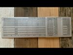 Metal Machinetime shafts bores slide chart 1980 Germany