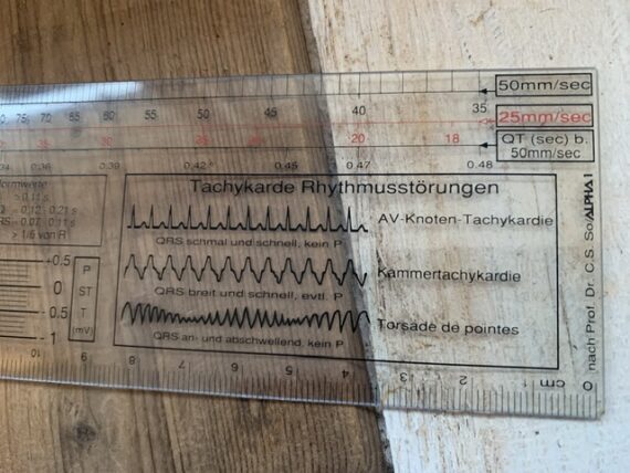 Knoll System So heart frequency full set slide chart 1970 Germany - Image 4