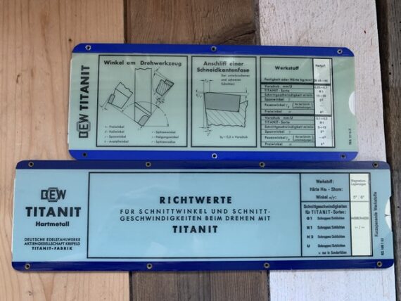 2x IWA RS 5116-II 195-II Machine time Dew Titanit slide chart 1960 Germany - Image 4