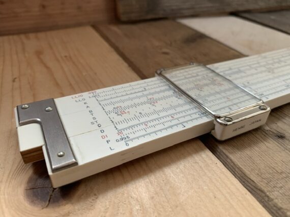 Sun Hemmi 260 Advanced Engineer Slide rule in case Japan 1950 - Image 4