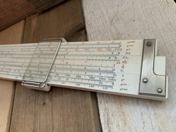 Sun Hemmi 260 Advanced Engineer Slide rule in case Japan 1950 - Image 2