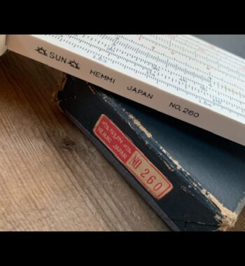 Sun Hemmi 260 Advanced Engineer Slide rule in case Japan 1950