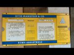 IWA RS 517.5-II Presto Machinetime stainless steel slide chart 1960 Germany