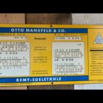 IWA RS 517.5-II Presto Machinetime stainless steel slide chart 1960 Germany