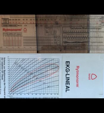 Knoll System So heart frequency full set slide chart 1970 Germany