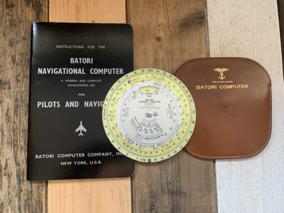 Batori 23s computer for air navigation slide rule manual 1960 Switzerland USA - Image 2
