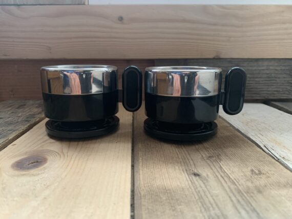 2x Morinox Italy STAR TREK espresso cup saucer set 1980 Italy - Image 8