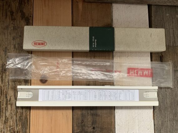 Sun Hemmi 80K Electro slide rule wrapped in case 1970 Japan