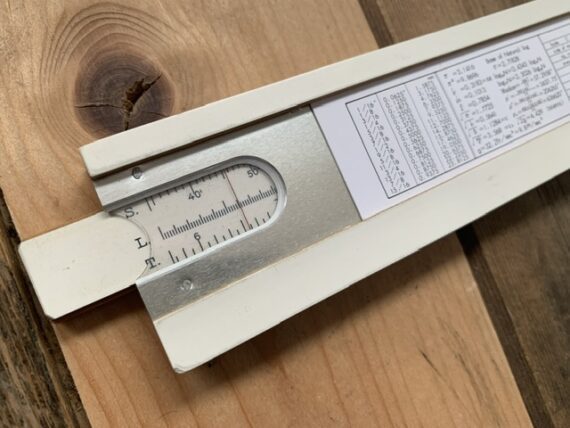 Sun Hemmi 80K Electro slide rule wrapped in case 1970 Japan - Image 6