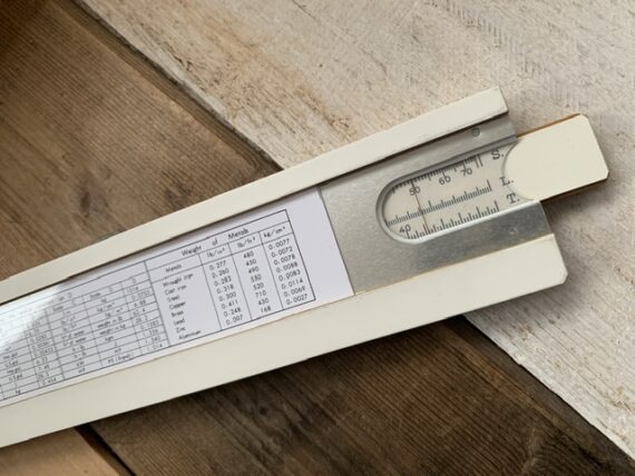 Sun Hemmi 80K Electro slide rule wrapped in case 1970 Japan - Image 5