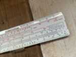 Graphoplex BP combustion efficiency pocket slide rule 1960 France UK - Image 6