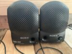 Sony Walkman SRS-A10 mini stereo speaker for Walkman 1990 Japan