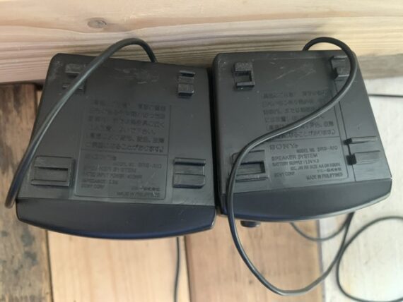 Sony Walkman SRS-A10 mini stereo speaker for Walkman 1990 Japan - Image 5