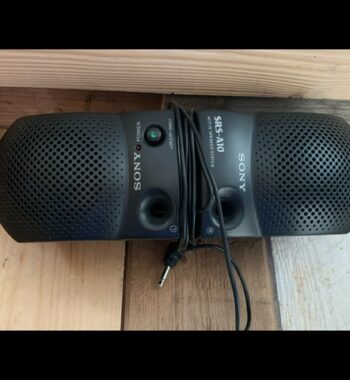 Sony Walkman SRS-A10 mini stereo speaker for Walkman 1990 Japan