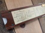 American blueprint Co US artillery arc bombing military slide rule pouch 1960 USA - Image 4