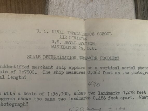 US navy vertical aerial photography bildflug airplane slide rule Felsenthal 1960 USA - Image 6
