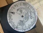 US navy vertical aerial photography bildflug airplane slide rule Felsenthal 1960 USA