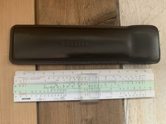 Nestler 0149 Maarschalk Concrete pocket slide rule Germany 1970 - Image 2