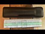 Nestler 0149 Maarschalk Concrete pocket slide rule Germany 1970