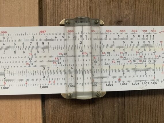 Aristo 870 Multilog pocket slide rule magnifier cursor 1970 Germany - Image 4