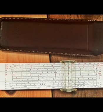 Aristo 870 Multilog pocket slide rule magnifier cursor 1970 Germany