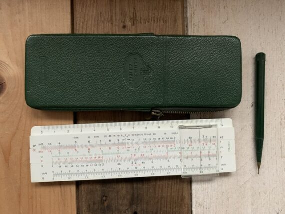 Faber Castell disponent 67/22Rb Addiator pen pocket slide rule 1960 Germany - Image 7
