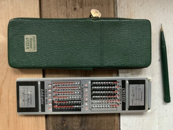 Faber Castell disponent 67/22Rb Addiator pen pocket slide rule 1960 Germany - Image 6