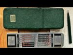 Faber Castell disponent 67/22Rb Addiator pen pocket slide rule 1960 Germany