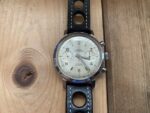 Ancre steel chronograph Landeron 148 handwind 1970 Switzerland - Image 3