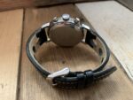 Ancre steel chronograph Landeron 148 handwind 1970 Switzerland - Image 6