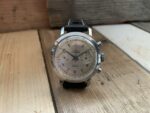 Ancre steel chronograph Landeron 148 handwind 1970 Switzerland - Image 13