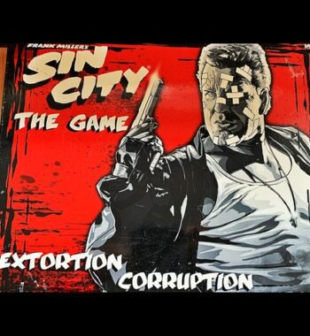 Sin City official board Game Troublemaker studios 2005 Miramax original