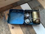 Radius 46 LTD metal case camping stove with accessories 1950 Sweden