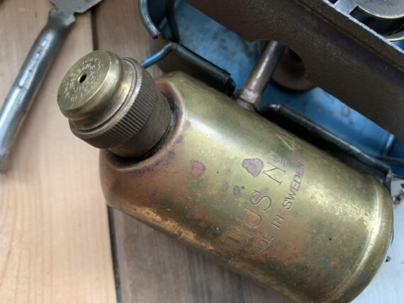 Radius 46 LTD metal case camping stove with accessories 1950 Sweden - Image 10