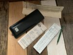 Faber Castell 67/54Rb addiator pen slide rule full set 1960 Germany