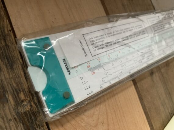Nestler Elemath log log duplex slide rule full set 1970 Germany - Image 6
