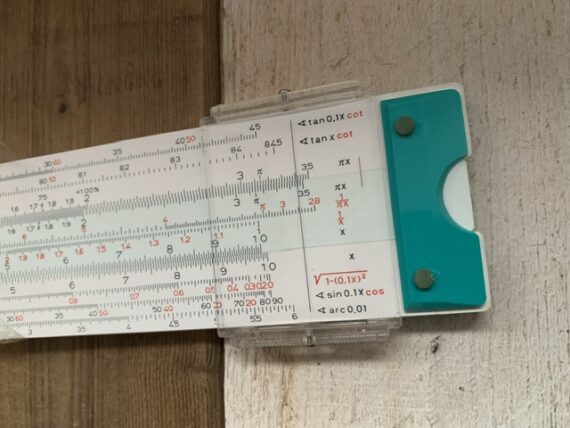 Nestler Elemath log log duplex slide rule full set 1970 Germany - Image 2