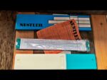 Nestler Elemath log log duplex slide rule full set 1970 Germany