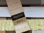 Ahrend 435065 Aristo Rietz 99 slide rule 1964 full set Germany Holland - Image 5