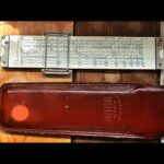 Sun Hemmi 149 pocket slide rule sleeve 1950 Japan