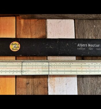 Nestler 23aR longer midsize 40cm 16" slide rule 1950 Germany