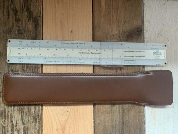 IWA 0594 Psychrometer humidity slide rule 1960 Germany - Image 4